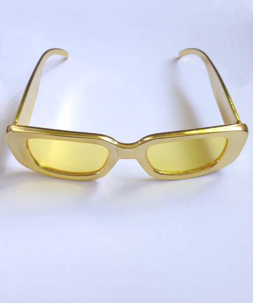 Lunettes-disco-or