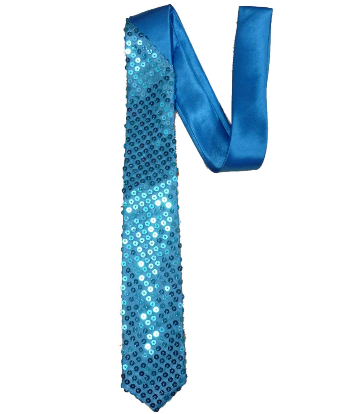 Cravate-paillettes-turquoise